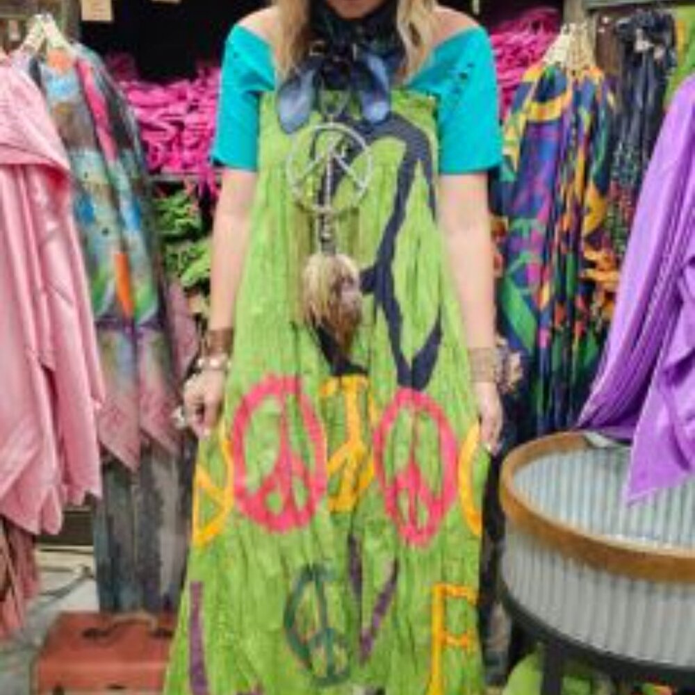 NWT A Rare Bird Peace Out Dress or Skirt